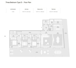 3 Beds 4652 Sq. Ft. Apartment in Arada Armani Beach Residences