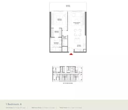 1 Bed 1072 Sq. Ft. Apartment in Arada W Residences