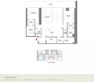 Arada W Residences 2 Beds Layout