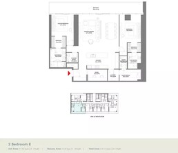 2 Beds 2263 Sq. Ft. Apartment in Arada W Residences