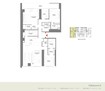Arada W Residences 3 Beds Layout