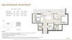 Aras Heights 1 Bed Layout