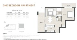 1 Bed 988 Sq. Ft. Apartment in Aras Heights