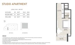 424 Sq. Ft. Studio in Aras Heights