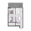 Arib Collection 1 Bed Layout