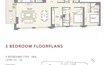 Artar Mada Residences 3 Beds Layout