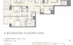 Artar Mada Residences 4 Beds Layout