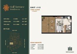 647 Sq. Ft. Studio in ASAK Golf Terrace Residences