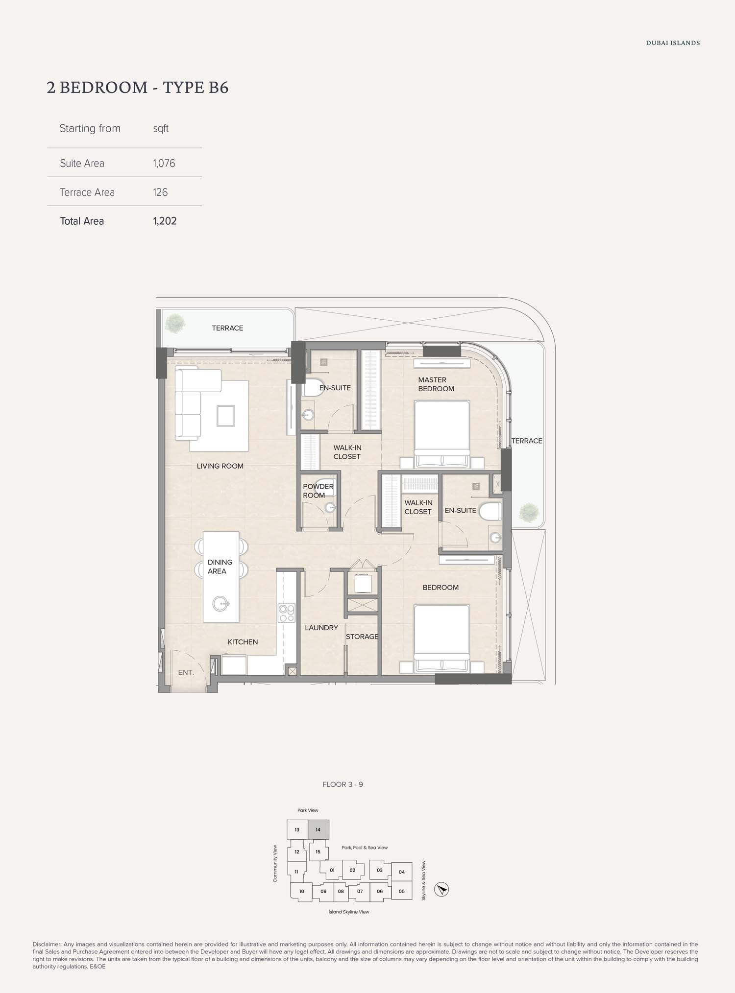 Atmosphere Arka Enclave 2 Beds Layout