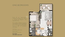 1 Bed 787 Sq. Ft. Apartment in Aura Elegance Apartments