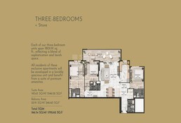 3 Beds 1793 Sq. Ft. Apartment in Aura Elegance Apartments