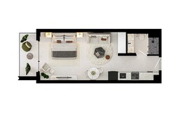 438 Sq. Ft. Studio in Aurora H Three