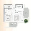 Avenew Rena Residence 1 Bed Layout