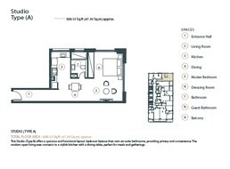 509 Sq. Ft. Studio in Axiom Whitestone