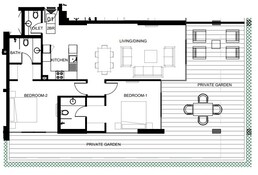 2 Beds 3280 Sq. Ft. Apartment in Azizi Aliyah Serviced Apartments Phase 2
