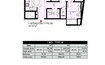 Azizi Arian 1 Bed Layout