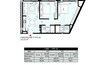 Azizi Arian 2 Beds Layout