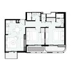 Azizi David 2 Beds Layout