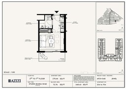 348 Sq. Ft. Studio in Azizi Jewel