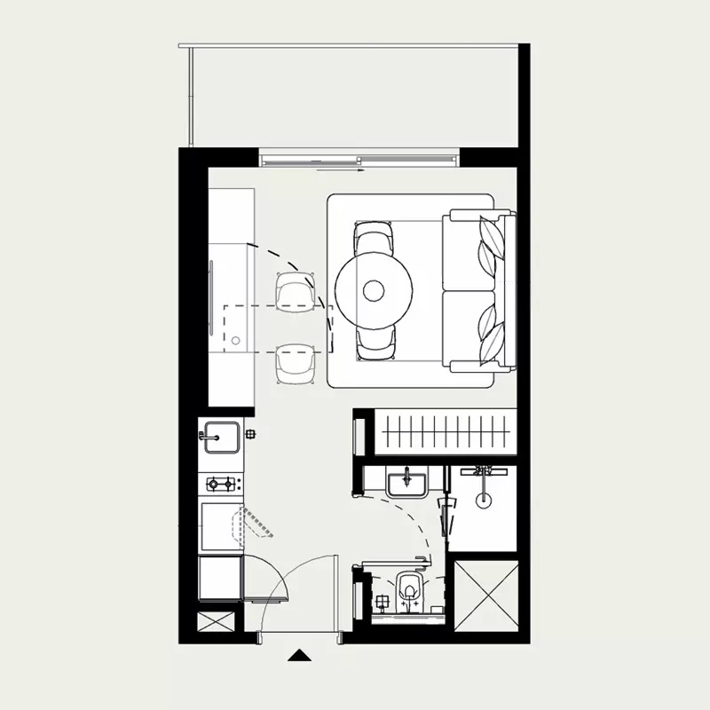 349 Sq. Ft. Studio in Azizi Leily