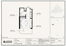 345 Sq. Ft. Studio in Azizi Neila