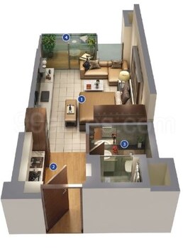 500 Sq. Ft. Studio in Azizi Phase 5