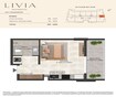 Barco Livia Residences 1 Bed Layout
