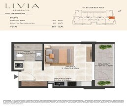 1 Bed 392 Sq. Ft. Apartment in Barco Livia Residences