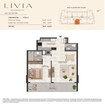 Barco Livia Residences 1 Bed Layout