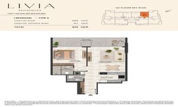 1 Bed 825 Sq. Ft. Apartment in Barco Livia Residences