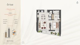 1 Bed 718 Sq. Ft. Apartment in Beyond Orise