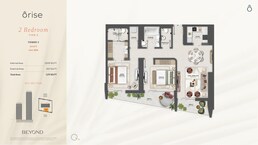 2 Beds 1211 Sq. Ft. Apartment in Beyond Orise