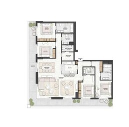 4 Beds 2935 Sq. Ft. Apartment in Beyond Saria