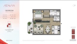 1 Bed 756 Sq. Ft. Apartment in Beyond Sensia