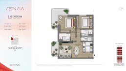 2 Beds 1142 Sq. Ft. Apartment in Beyond Sensia