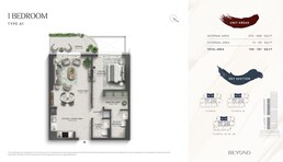 1 Bed 749 Sq. Ft. Apartment in Beyond The Mural