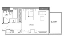 358 Sq. Ft. Studio in Binghatti Amber