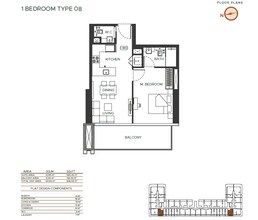 1 Bed 696 Sq. Ft. Apartment in Binghatti Amberhall
