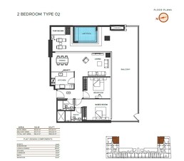 2 Beds 1983 Sq. Ft. Apartment in Binghatti Amberhall