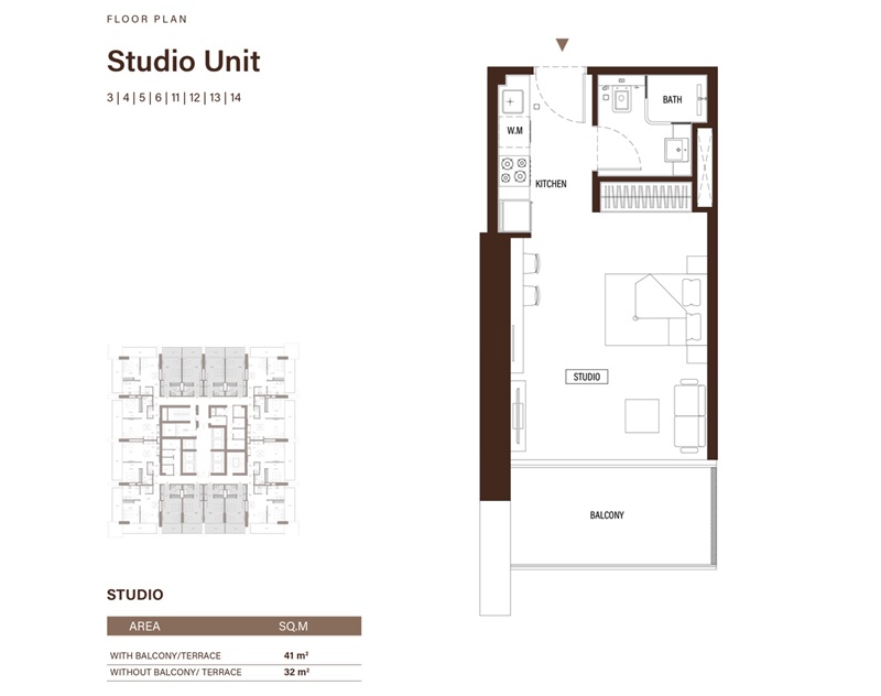 441 Sq. Ft. Studio in Binghatti Apex