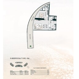 1 Bed 1022 Sq. Ft. Apartment in Binghatti Aquarise