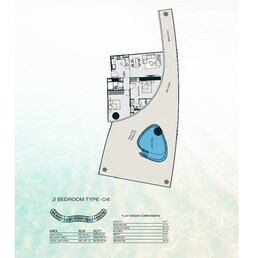 2 Beds 2879 Sq. Ft. Apartment in Binghatti Aquarise