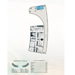 3 Beds 2889 Sq. Ft. Apartment in Binghatti Aquarise