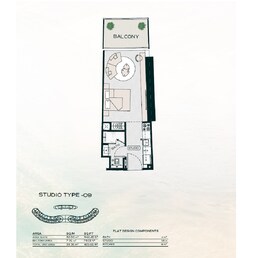 423 Sq. Ft. Studio in Binghatti Aquarise