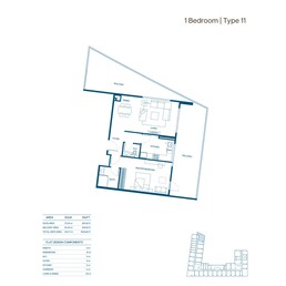 1 Bed 1450 Sq. Ft. Apartment in Binghatti Aurora