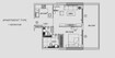 Binghatti Canal Apartments 1 Bed Layout