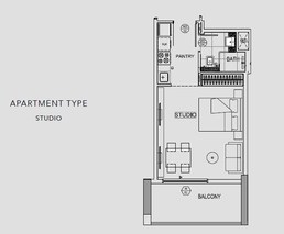 448 Sq. Ft. Studio in Binghatti Canal Apartments