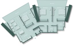 3 Beds 1552 Sq. Ft. Apartment in Binghatti Circle