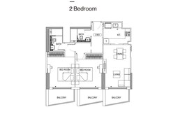 2 Beds 957 Sq. Ft. Apartment in Binghatti Crest