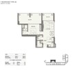 Binghatti Cullinan 1 Bed Layout